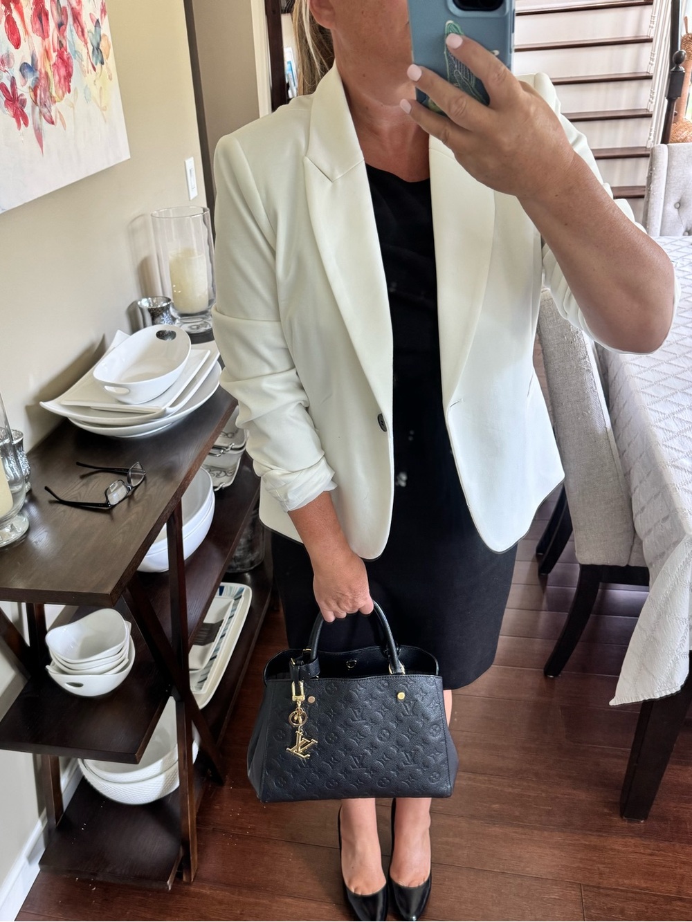 Jules & Leopold white blazer large never worn